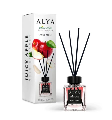 (plu01367) - Deodorant de Camera Juicy Apple, Alya, Reed Diffuser - 100ml